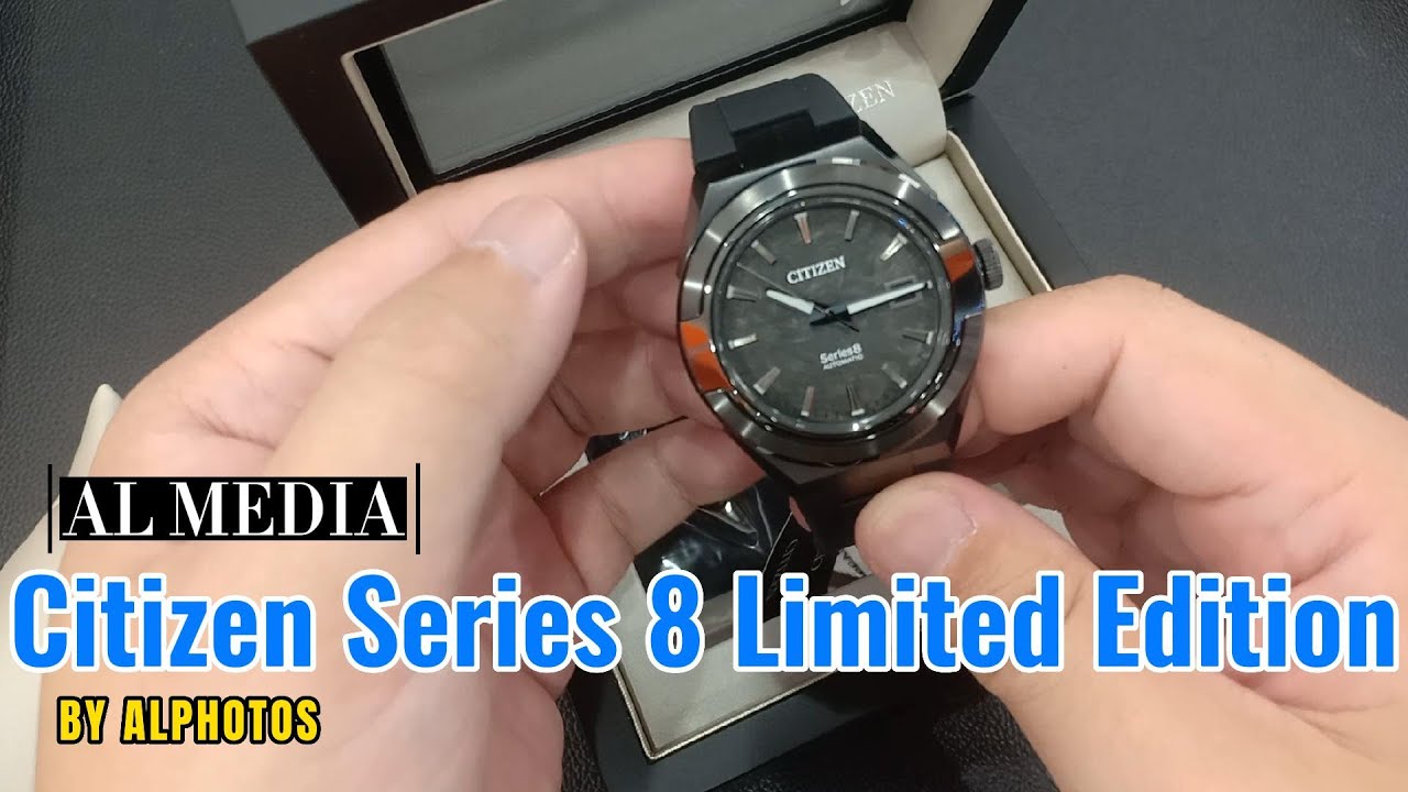 Citizen NA1025-10E Carbon Series 8 Limited Edition Automatic - YouTube