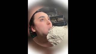 Clay Phoenix Crunches #asmr #crunchynoises #asmrtingles