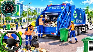 Garbage Truck Driving Simulator Game! 3D Real Garbage Trash Collector Truck 2026 Android Gameplay