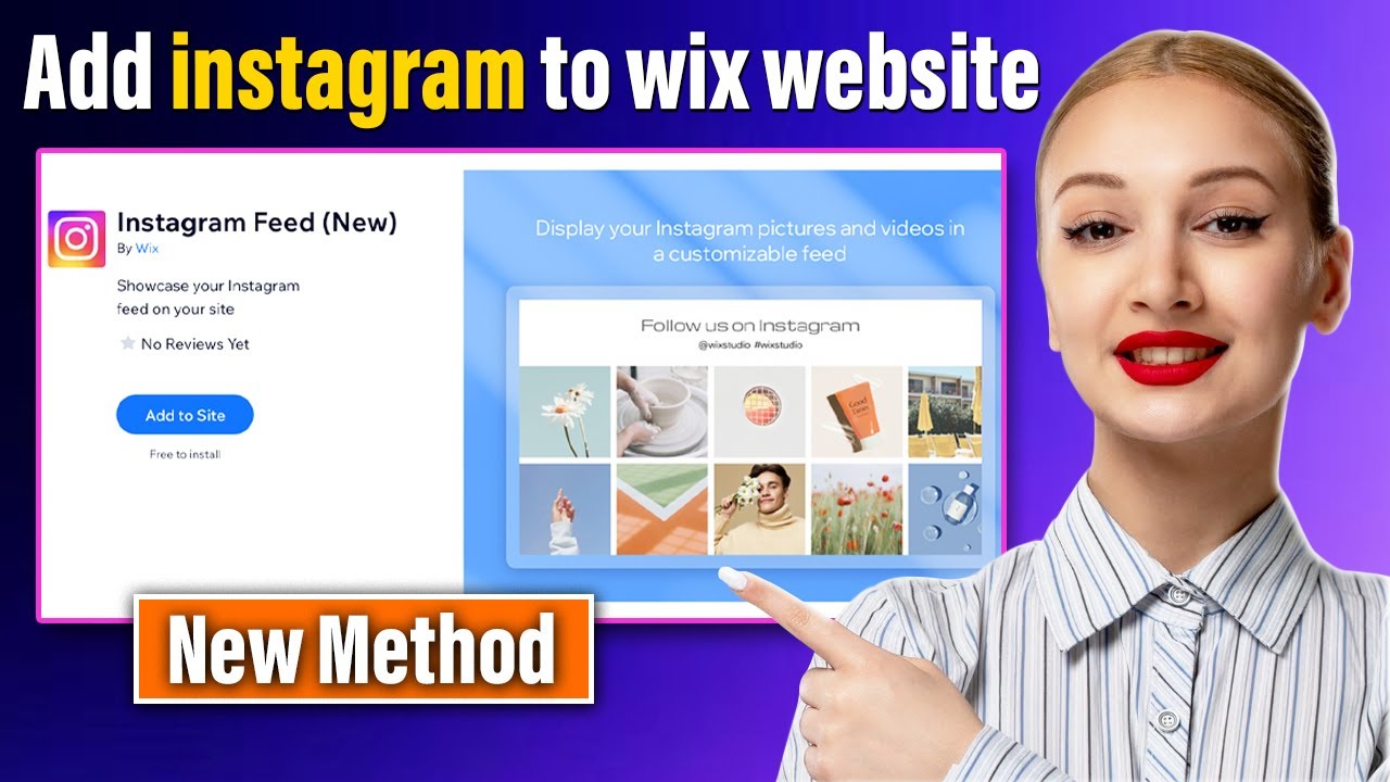 How to add instagram to wix website | Wix Instagram Feed App