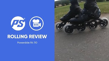 Powerslide R4 110 Racing inline skates Rolling Review