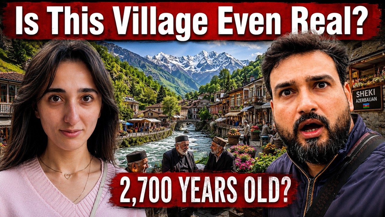 Inside Azerbaijan's Most Beautiful Village ( 😳 NOT REAL? )