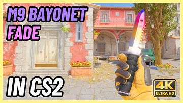 ★ CS2 M9 Bayonet Fade | CS2 Knife In-Game Showcase [4K]
