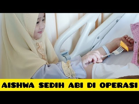 AISHWA SAMBUT ABI PULANG DARI OPERASI