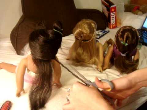 How to fix your American Girl Dolls Frizzy or Split Hair