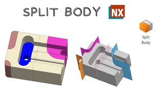 Split Body. How to use Split Body command in NX. NX 1980 screenshot 3