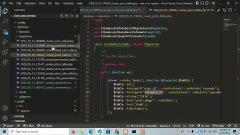 Laravel - Tạo migration và model cho comment va comment reply table