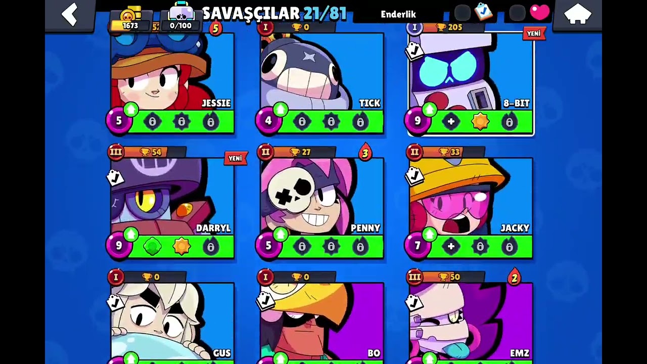 Braw l stars oynuyoruz.