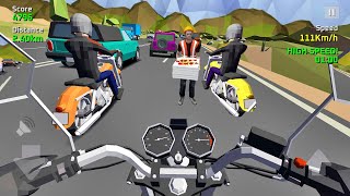 Cafe Racer - How to Crash! Fun motorcycle driving game, part 1! IOS Android gameplay