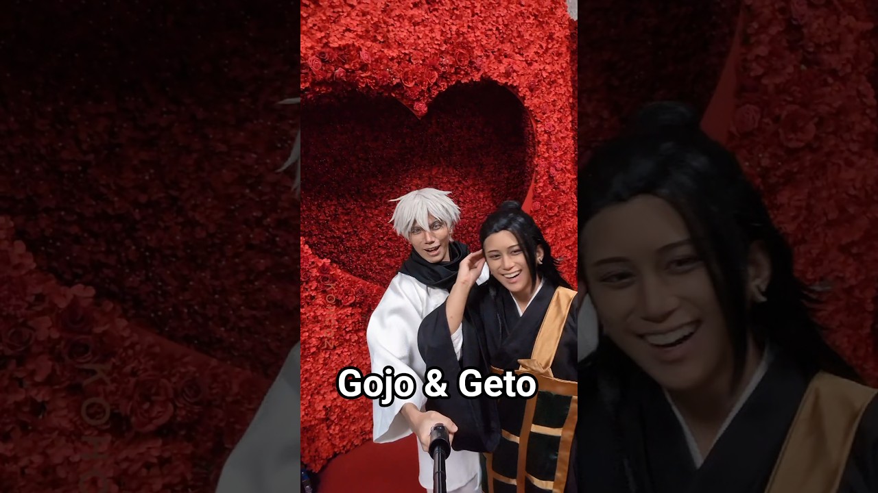 The Straightest Sorcerers in History💅🏼🌈 #jjk #jujutsukaisen #gojo #geto #cosplay #satosugu #gojogeto