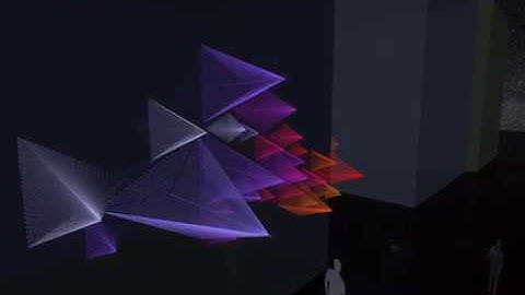 String Art  Space Concept 3-4 Tetrahedron