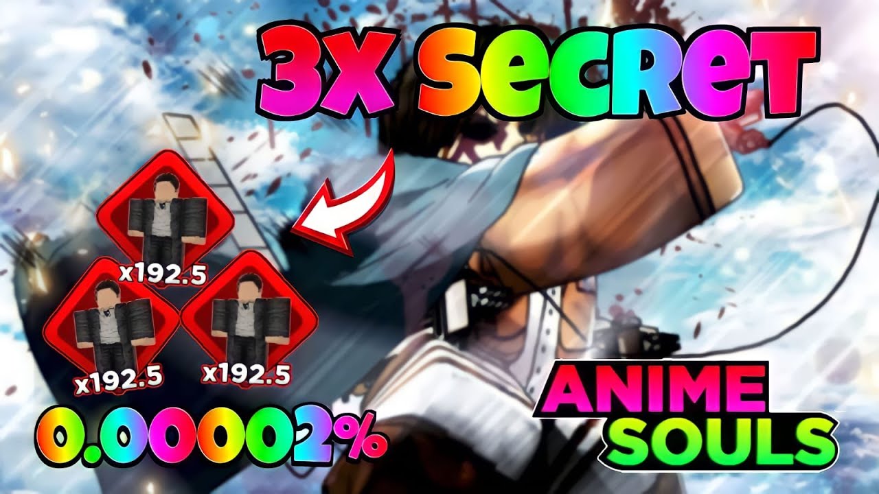 PEGUEI 3 NOVOS SECRETOS NO Anime Souls Simulator. - YouTube