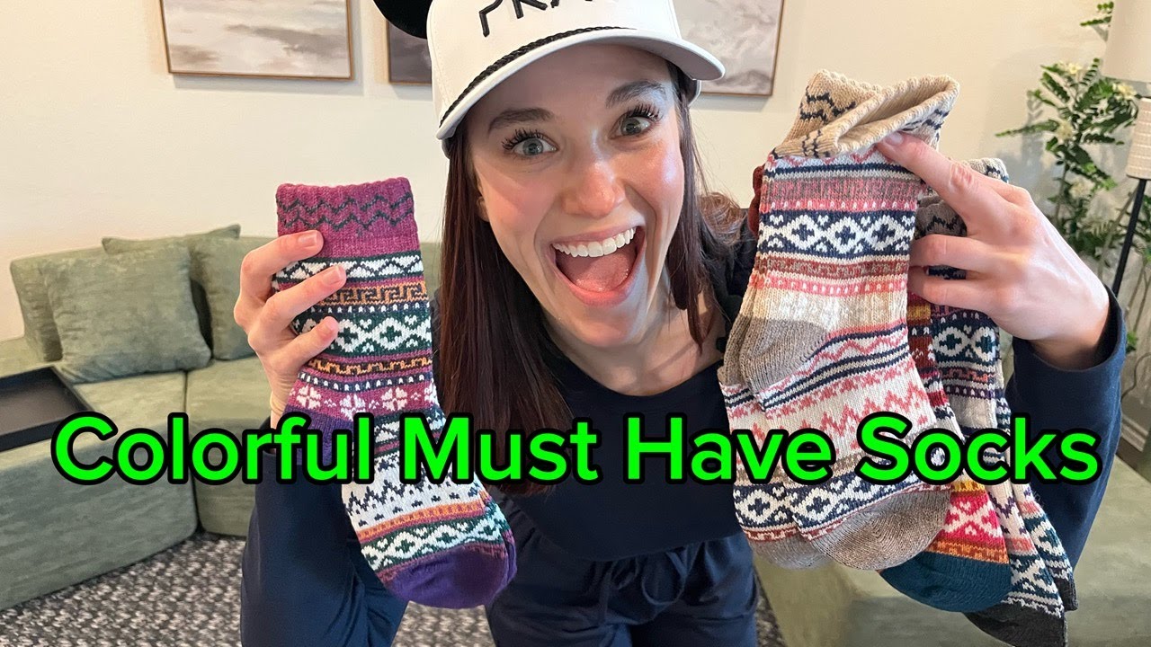 Amazon Finds Cozy Gear: YANGYANG Thick Knit Socks Review 