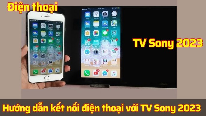 Hướng dẫn kết nối điện thoại với tivi Sony mới 2023 - YouTube