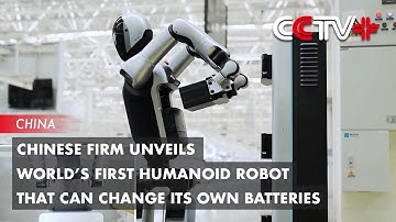 Chinese Firm Unveils World’s First Humanoid Robot That Can Change Its Own Batteries