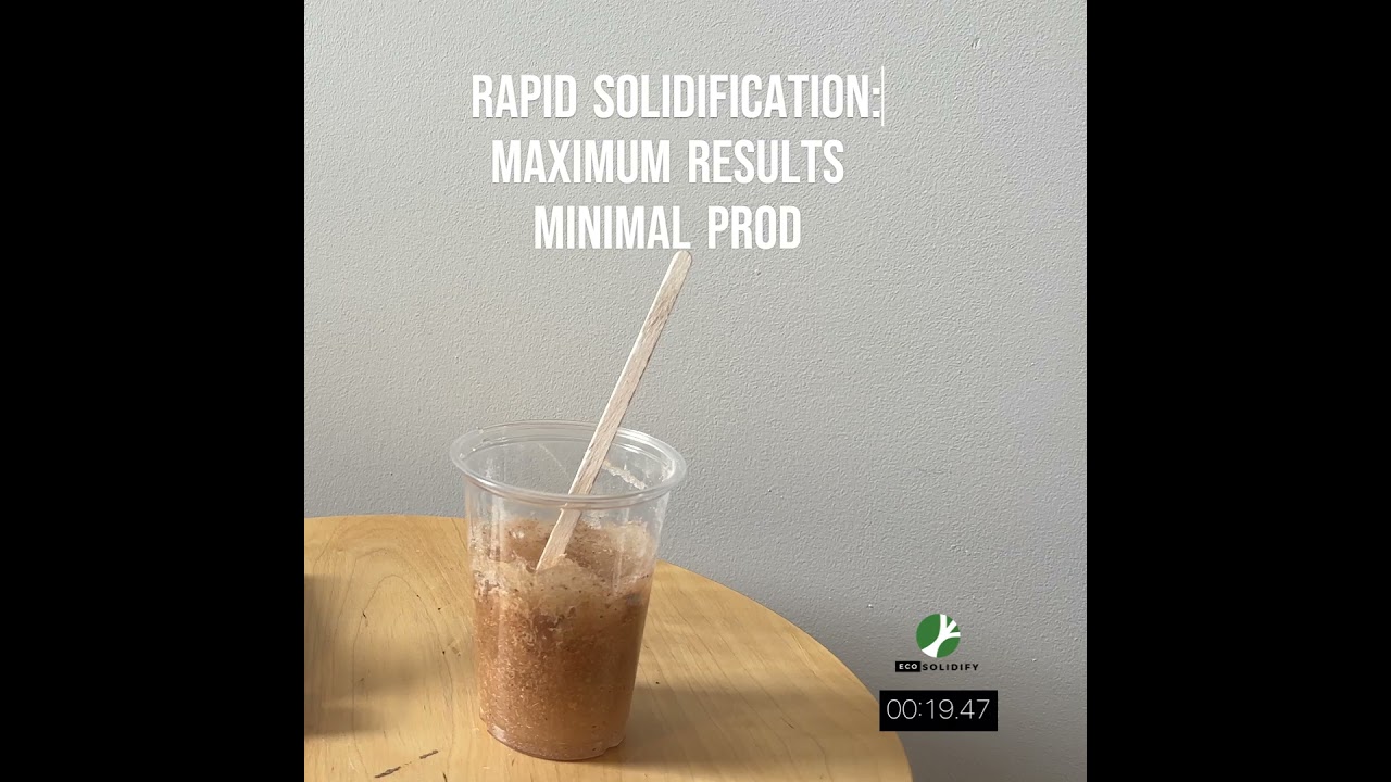 Ecostrat Solidification Test: Watch In Action