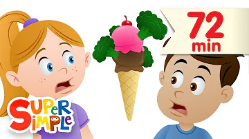 Do You Like Broccoli Ice Cream? + More | Nursery Rhymes | Super Simple Songs