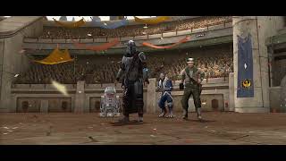 Swgoh Coliseu - Dryax 65% na fase 5 com r5-d4 nível 52