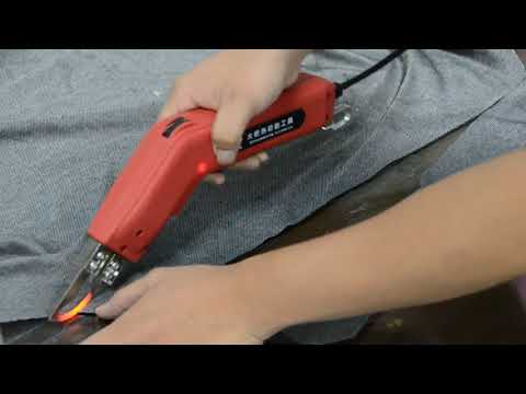 مقص حراري للأقمشة التالفة من الأطراف