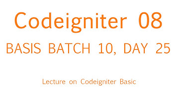 Codeigniter Bangla tutorial Part 08