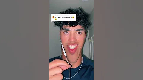 Saying sus backwards #shorts