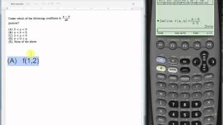 Backsolving with Defined Functions on TI 89 Titanium Calculator