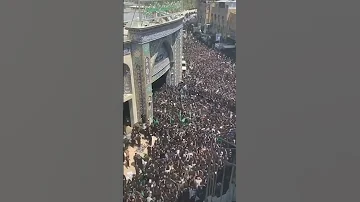 MILLIONS OF PEOPLE GATHERED IN KARBALA Karbala Iraq Iran Viralvideo Abbas Karbalastatus 