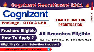 Cognizant Off Campus Drive For programmer analyst | All Graduate eligible | Cognizant Recruitment |