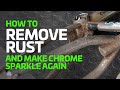 How to remove rust from your old bmx and make the chrome sparkle