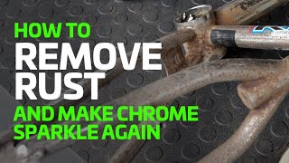 HOW TO Remove rust from your old BMX and make the chrome sparkle