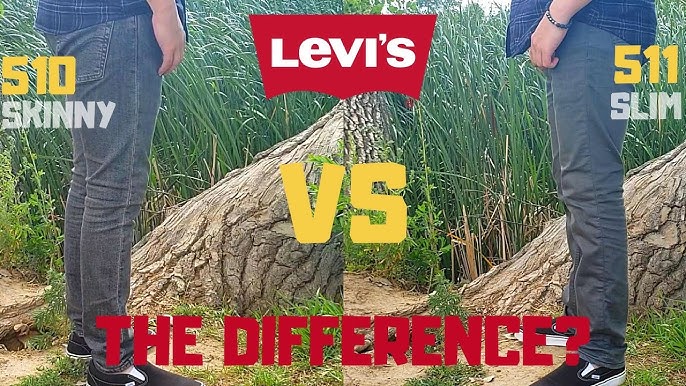 Levis 510 VS 511 REVIEW! Skinny VS Slim Fit Jeans for Men! (The  Difference?) (2020) - YouTube