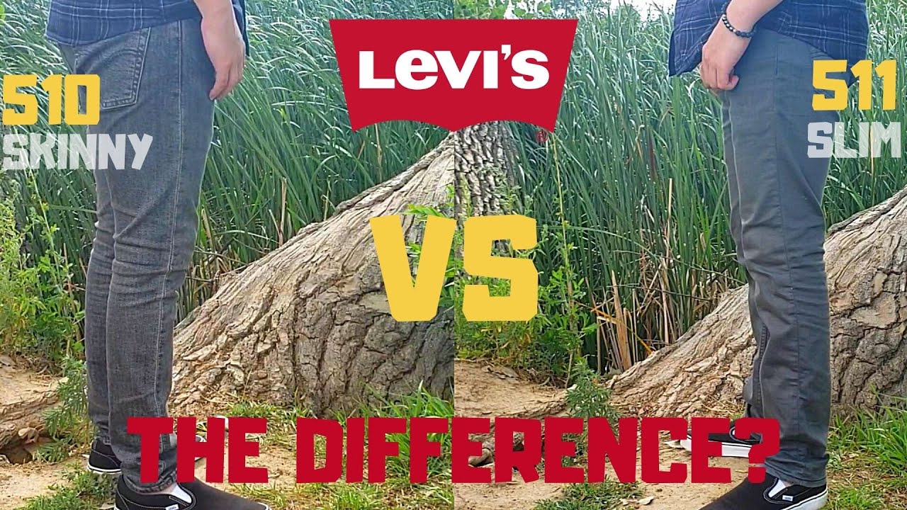 Levis 510 VS 511 REVIEW! Skinny VS Slim 