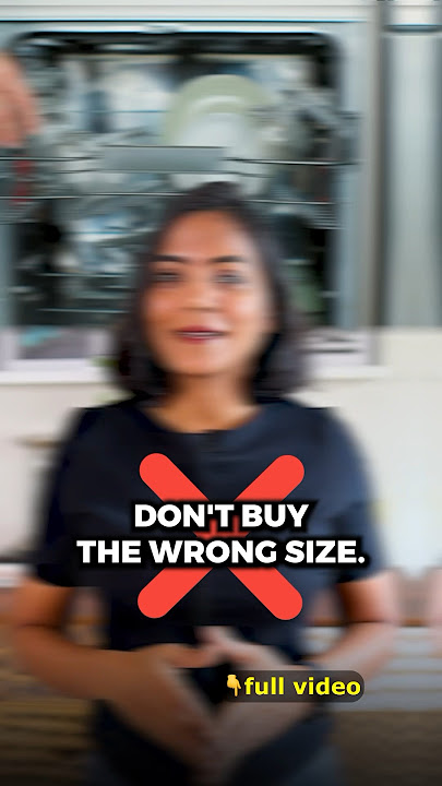 No. 1 dishwasher buying mistake