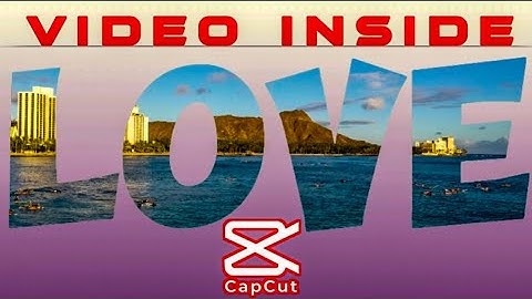 How To Add Video Inside Text In Capcut @cineshootedit