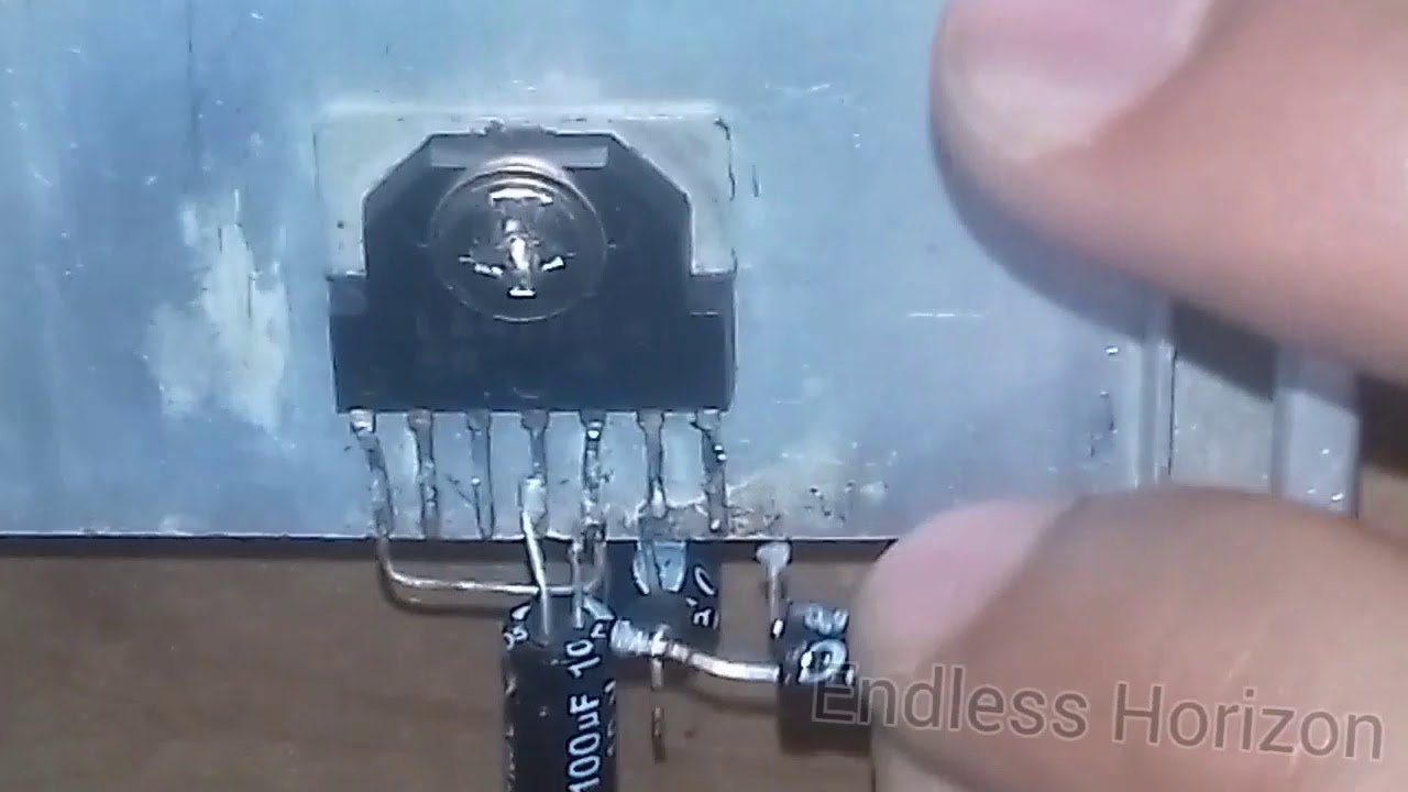 3w amplifier (LA4275) this is very easy