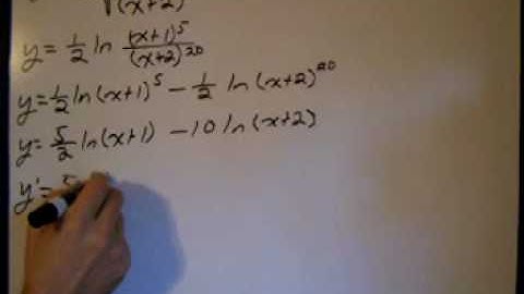 Derivative:Logarithm(9)