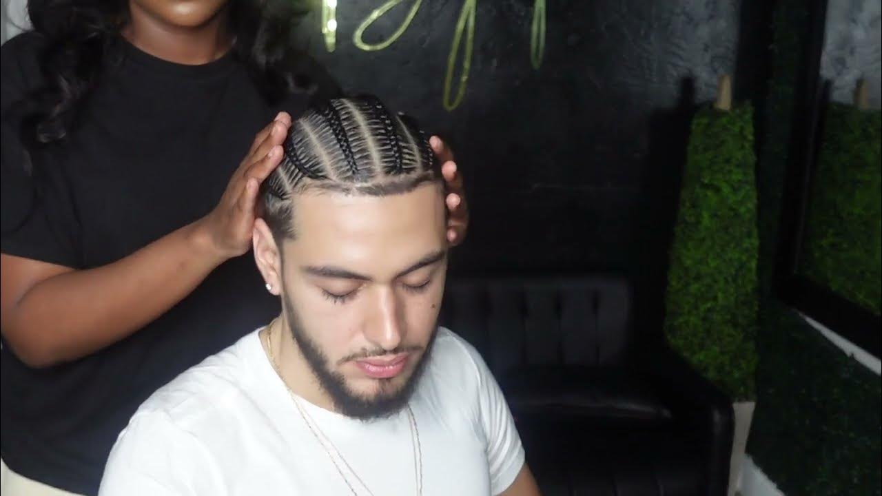 HOW TO DO 6 STITCH MEN BRAID YouTube