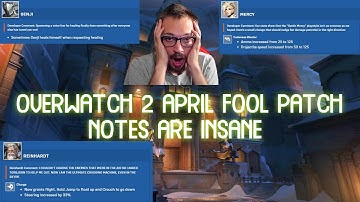 THESE OVERWATCH 2 APRIL FOOLS PATCH NOTES ARE INSANE!!!!!!!!!!!!