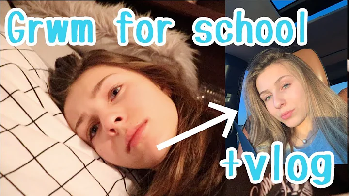School Morning Routine grwm + school  Vlog!