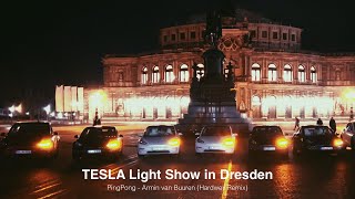 TESLA Light Show in Dresden, Germany – PingPong - Armin van Buuren (Hardwell Remix)
