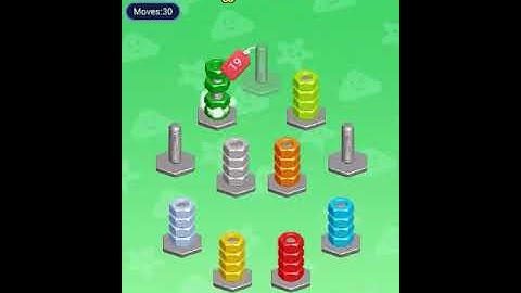 Nut Sort Puzzle Level 361 - 370 Walkthrough