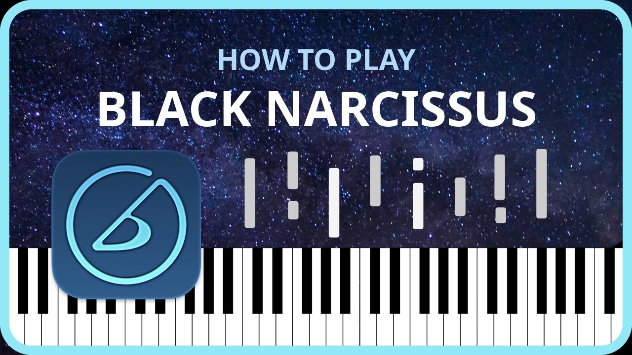 Black Narcissus (easy jazz piano tutorial)