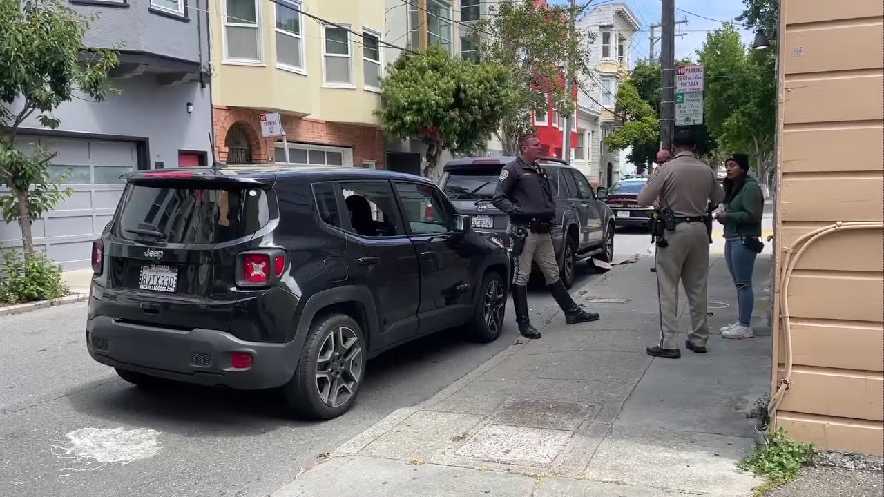 Raw video: Vehicle damaged in San Francisco Highway 280 shooting
