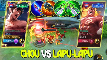 CHOU VS PRO LAPU-LAPU TOP GLOBAL (WIN OR LOSE)