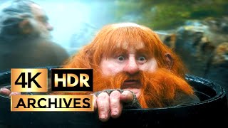 The Hobbit - The Desolation of Smaug ● Part 1 of 2 ● Barrel Escape Scene [ HDR – 4K – 5.1 ]