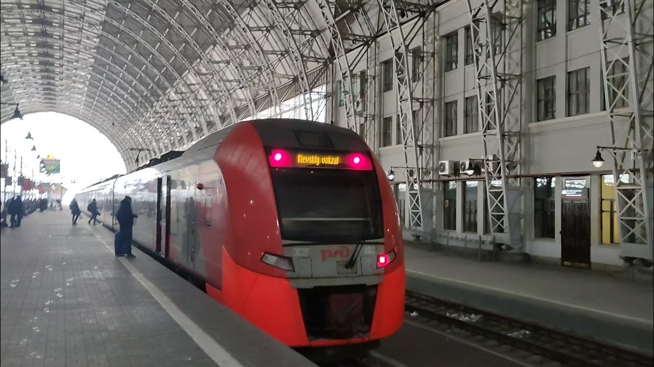 (КИ) Аэроэкспресс Ласточка ЭС2Г-103. Киевский вокзал - Аэропорт Внуково