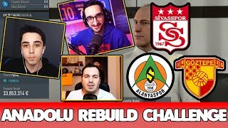ANADOLU REBUILD CHALLENGE // ARDEN vs GRKN vs ONUR // FIFA 20 KARİYER MODU