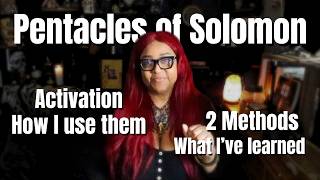 How I work with Solomons Planetary Pentacles, Methods & 5 Pentacles of Venus #planetary #pentacles