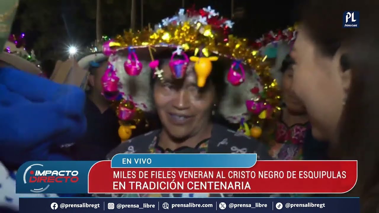 Miles de devotos llegan a la Basílica del Señor de Esquipulas este 15 de enero