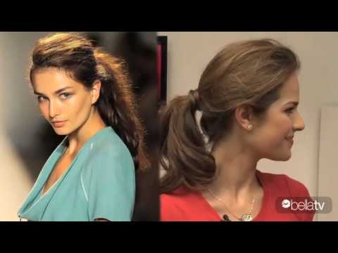 How to Do a Messy Ponytail Hairstyle: Seen on Lela Rose Runway